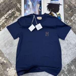 HRMES T-SHIRT NAVY