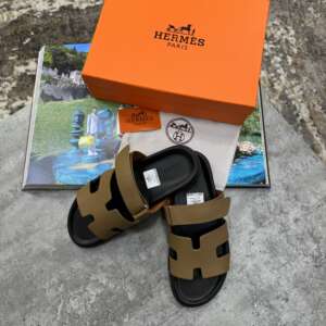 HRMES SLIDER BROWN