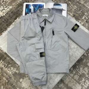 SI CARGO  TRACKSUIT SIDE BADGE LITE GRAY