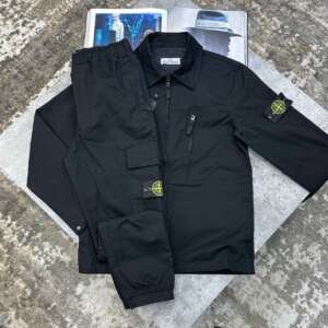 SI CARGO  TRACKSUIT SIDE BADGE BLACK