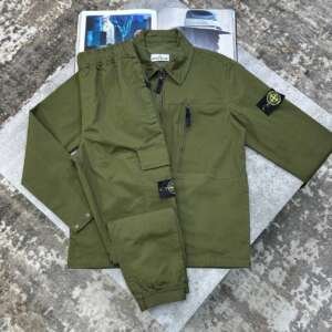 SI CARGO  TRACKSUIT SIDE BADGE KHAKI