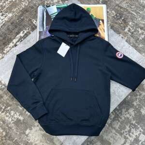 CG SIDE BADGE HOODIE NAVY