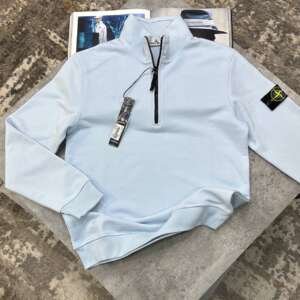 SI HALF ZIP JUMPER SKY BLUE
