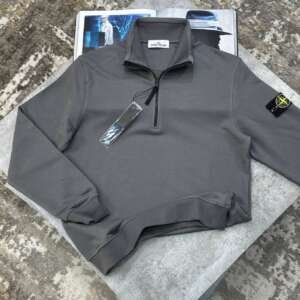 SI HALF ZIP JUMPER DARK GRAY