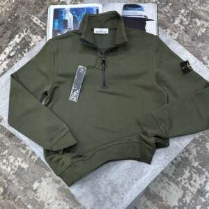 SI HALF ZIP JUMPER KHAKI